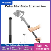 NEEWER Carbon Fiber Gimbal Extension Pole with Anti Deflection Baffle 1/4" Screw for DJI Ronin RS5 RS4 Pro Mini RS 4 3 2