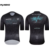 YKYWBIKE 2026 Summer Short Sleeve Cycling Jersey Pro Men Lightweight Breathable Quick Dry High Elastic Road Bike MTB Tops