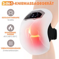 Kabelloses Knie-Massagegerät Elektrische Heizung Rotlicht-Kniepflege Vibrationsmassage Heißkompresse Airbag-Wickel Beinschutz