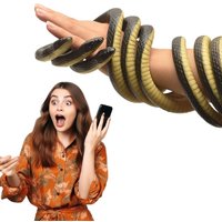 Fake Snake Props Creative Scary Toy Realistic Rubber Soft Snakes Prank Toy Simulated Snake Decompression Toy For Adult