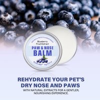 Pet Paw & Nose Balm Lick Safe Natural Non-Greasy Moisturizing Heals Dry Cracked Paws Snout All Seasons Protection for Dogs Cats