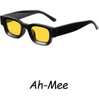 AliExpress Julyrays Cycling Rectangle Thick Frame Sunglasses Women Fashion Brand Square Sun Glasses Men Classic Colorful Punk Shades UV400