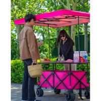 Market Stall & Camping Essential! Foldable Gathering 168*72cm, Multi-Use Home Outdoor Storage