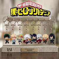 My Hero Academia Full Set Acrylic Keychain Deku Bakugo Shigaraki Q Version Chibi Bag Charm Fans Gift