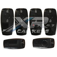All Black Modified Upgrade For AMG Car Key Fob Case Shell for Mercedes-Benz A C E S G Class GLC CLE CLA GLB GLS W177 W205 W213