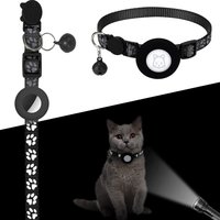 Airtag Case for Cat Collar with Reflective Nylon Collar for Dog GPS Finder Anti-lost Location Tracker Pet Dog Accessories