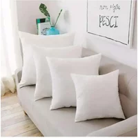 100% Cotton Standard White Bounce Back Pillow Cushion Core Sofa Car Seat Home Interior Decor Pillows 35/40/45/50/55/60/65/70cm
