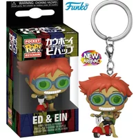 Funko Pop Pocket Pop Keychain Cowboy ED and EIN Bebop Vinyl Figure Collection Model Toys Halloween Decorations Children Gifts