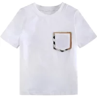 Toddler Boys Summer White T Shirts for girls Child Designer Brand Boutique Kids Clothing Wholesale Luxury Tops Children Clothes