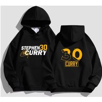 Men's Autumn Winter Hooded Fashion Casual Loose Sweatshirts Style Curry Basketball Golden State Stadium Warriors Stephen Hoodie