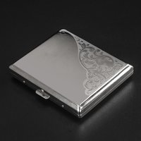 New style Printing metal Cigarette case 18 pack Portable pressure resistant men fashionable personalized Cigarette storage Box