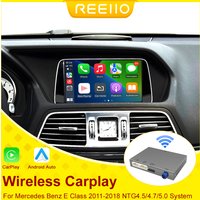 Wireless CarPlay Android Auto For Mercedes Benz E-Class W212 E300 E350 Coupe NTG4.5 5.0 2012-2016 with Mirror Link AirPlay