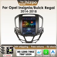 Hizpo 9,7 "Carplay Android 13 Autoradio Für Opel Insignia Buick Regal 2014-2018 für Tesla Stil Vertikale Bildschirm GPS 4G BT 7862