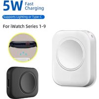 Magnetic Wireless Fast Charger For Apple Watch Series 10 9 8 7 6 5 SE Type-C Cable Convert Charger Dock Watch Series Ultra 3 2 1