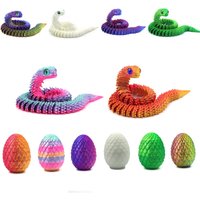 3D Printing Home Decoration Snake Egg Action Figure Desk Accessories Anime Figures Figurine Gift Toy Printed