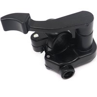 Mini Moto Quad Bike ATV Double Thumb Throttle Twin Handle Brake Lever Front Hand Brake Accelerator Assembly Black