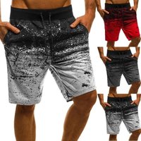 Short d'entraînement décontracté pour hommes, jogging imprimé, pantalon de survêtement court, mode estivale, proximité, wstring, hip hop, slim, extérieur, 2023