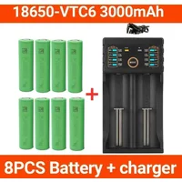 2024 New original 3.7 V 3000 MAH 18650 battery for us18650 Sony VTC6 30A toys tools flashlight battery+USB Charger