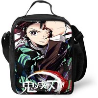 Demon Slayer Insulated Lunch Bags Thermal Bag Lunch Container Leakproof Tote Lunch Box Food Storage Bags for Boy Girls Best Gift