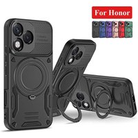 Case For Honor 400 Pro Lite Smart X60 X9c Smart X7D X70 X9D X5C Ring Bracket Magnetic Holder Cover Shockproof Armor