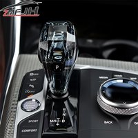 3 Pieces Set For BMW Gear Shift Knob Lever For BMW 1 2 3 4 X5 X6 X7 G14 G15 G16 G20 G21 Crystal Shift Knob Car Accessories