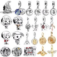 New Best Seller Harry Potter Charm Bead fit European Original Silver Bracelet DIY Jewelry Gift Accessories for Women