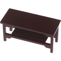 1/12 Dollhouse Miniature Retro Wooden Coffee Table Furniture Toys Accessories