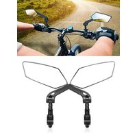 AliExpress Bicycle Handlebar Reflector Rear View Mirror Safety 360° Adjustable Rotatable Mirror Clear Electric Scooter Cycling Accessories