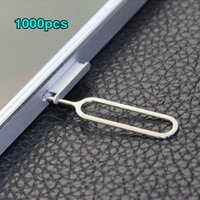 Bulk 1000pcs SIM Eject Pins - Universal Removal Tool Kit for Cell Phone Repair & Retail