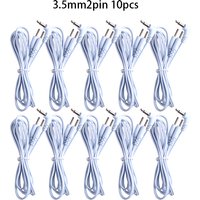 2/4 Pins Head 2.5/3.5mm Plug Type Electrode Cable Line Wire For Tens Acupuncture Electrical Nerve Muscle Stimulator
