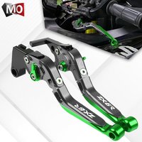 For Kawasaki ZX6R ZX 6R 636 ZX6 R ZX-6R 2005 2006 Motorcycle Aluminum Extendable Adjustable Brake Clutch Levers Handlebar grips