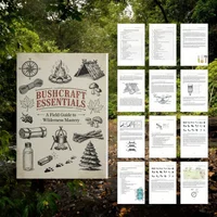 Adult Wilderness Survival Notebook Bushcraft Essentials A Field Guide To Wilderness Mastery Book
