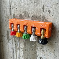High Pressure Washer Nozzle Holder, Wall Mounted Storage Rack, Car Washing Machine Bracket, Garage Accessory for Car Wash Shops