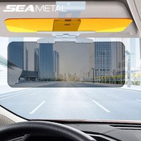 SEAMETAL Windshield Polarized Sunshade 2 in 1 Sun Visor Anti Glare Sun Shade HD Night Vision Goggles UV Blocking Sunglasses