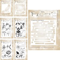 Fox Platforms Tiles Flowers New 2026 Metal Cut Stencil and Clear Stamps Scrap Booking to Make Paper Engraving Frames Card Craft