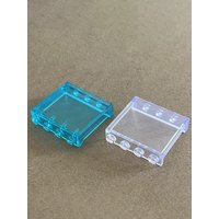 10PCS Panel Building blocks 1x4x3 Dots Window Wall House Construction Accessories DIY House Bricks Toys Parts Gift For Kids