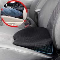 2 In 1 Universal Car Seat Cushion Multifunctional Memory Lumbar Pillow Support Driver Breathable Relief Comfort Chair Car Sea