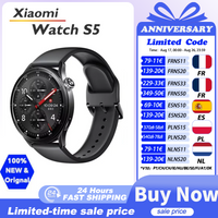 Globale Version Xiaomi Watch S5 Smartwatch 1,48 Zoll AMOLED-Bildschirm 21 Tage Akkulaufzeit Ganztägige Gesundheitsüberwachung 150+ Sportmodi