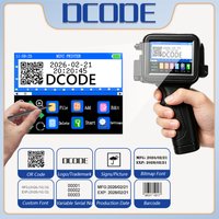 DCODE XTMINI 12.7mm Handheld Inkjet Printer Portable Printers Text QR Barcode Batch Number Logo Image Date Printing Machine