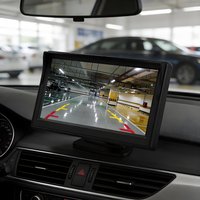 4.3'' Monitor Screen Reverse Camera NightVision RearView Camera For Car Blind Spot Universal Machine Display Easy Installation