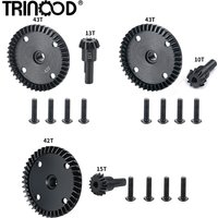 TRINOOD Steel Diff Gear 10T 13T 15T 42T 43T Transmission Differential Gears for 1/8 Typhon 6S BLX TLR Buggy Upgrade Parts