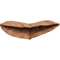 Half Moon Shaped Coconut Fiber Liner Trough for Hanging Baskets Natural Coco Liner Replacement for Wall Mounting