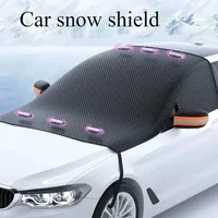 Car Windshield Snow Cover,Insulated Sunshade Cover,Snow Protector Ice Blocked Front Window Protector Exterior Auto Accessories