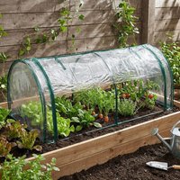 Transparent Mini Plant Greenhouse Plastic Waterproof Plant Grow Tent Efficient Protect Bird-proof Insulation Cover Home Garden
