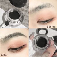 Makeup dye eyebrow cream waterproof non-smudge dye lasting three-dimensional eyebrow cream eyebrow cream + brush