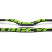 Ullicyc Carbon Mountain Bike Bicycle Handlebar Carbon Handlebar MTB 3k Glossy Green 31.8*600/640/660/680/700/720mm CB186
