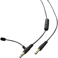 1pc 1.2M Boom Microphone Cable Mic Gaming Headset For 3.5mm Headphone With Condenser Mic For Phone PC For Boompro Gaming