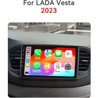 2 Din Android Car Stereo Radio For LADA Vesta NG 2023 Multimedia Video Player Wireless Carplay Auto Navigation GPS DSP Head Unit