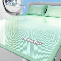 Summer Ice Silk Cooling Mat Bed Portable Foldable Soft Comfortable Breathable Mattress Cover Suitable For Summer Bedroom Cooling