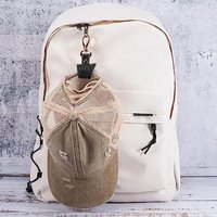 High Quality PU Leather Hat Clip Hands Free Handbag Accessories Hat Holder Storage Clip Buckle Outdoor Travel